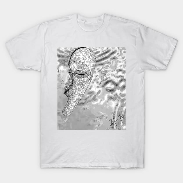 The mask of silent observance T-Shirt by NeonHorror